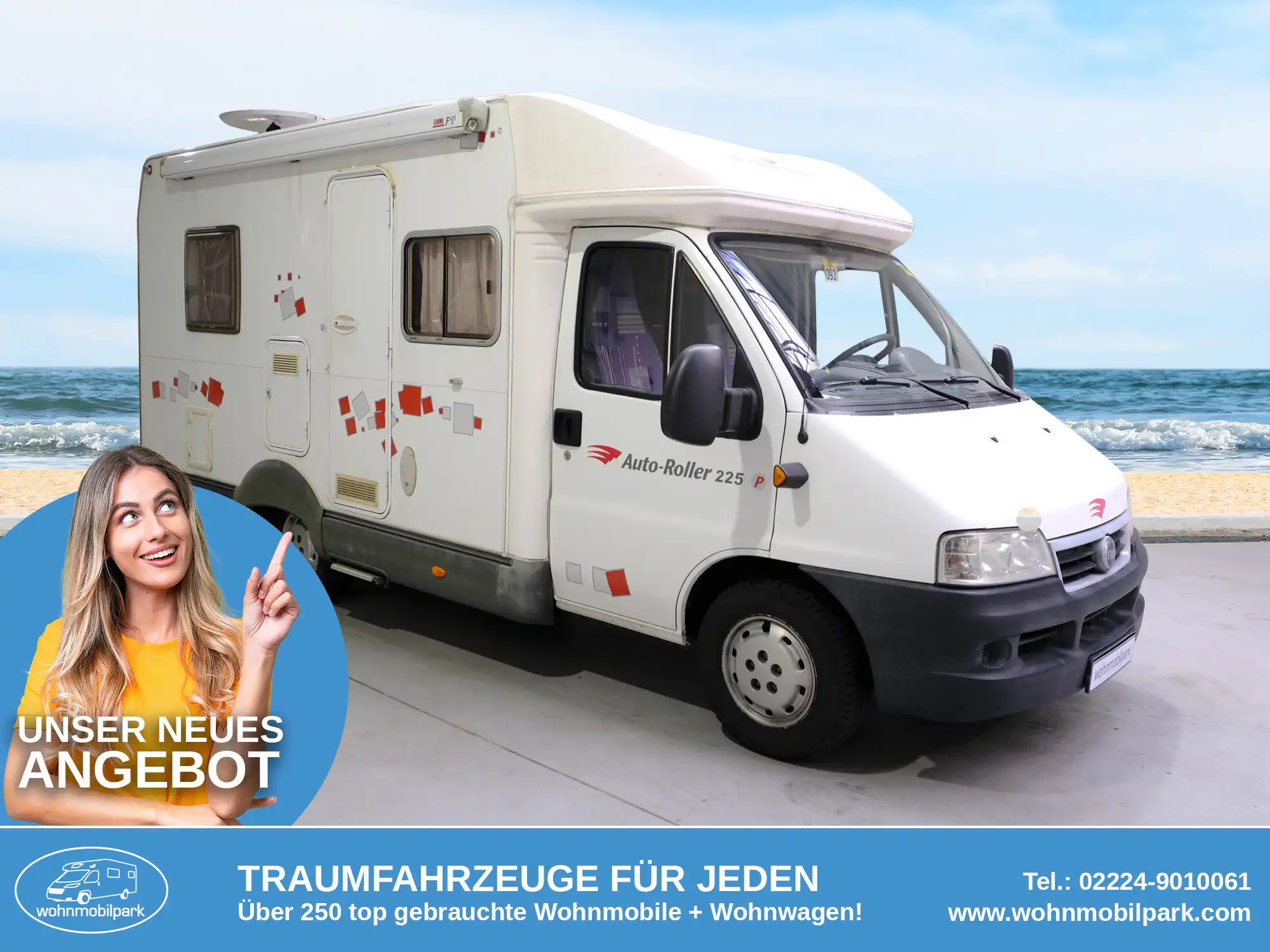 ROLLER TEAM Auto-Roller 225 Teilintegrierter gebraucht kaufen in Bad Honnef